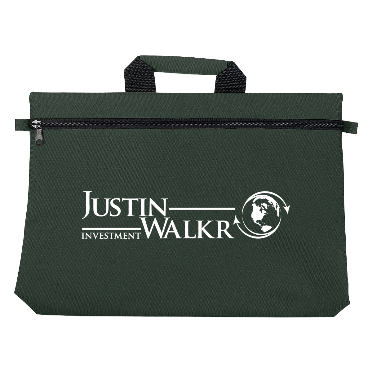 Bag for Documents - Forest Green - Silk Screen