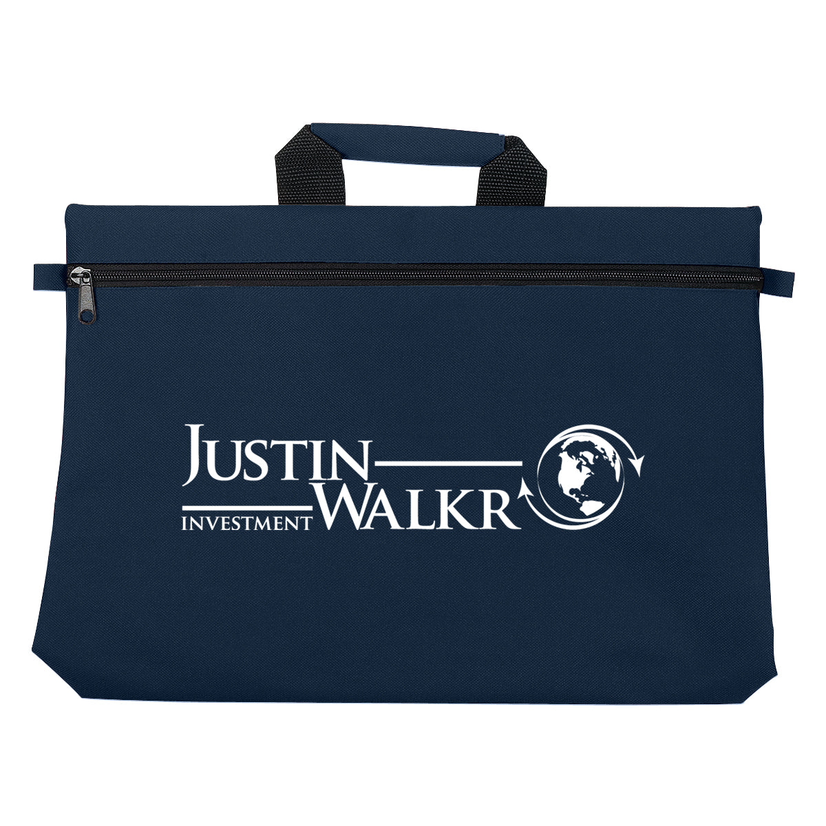 Bag for Documents - Navy - Silk Screen