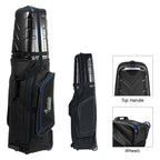 BagBoy T-10 Golf Bag Travel Cover - Black With Royal