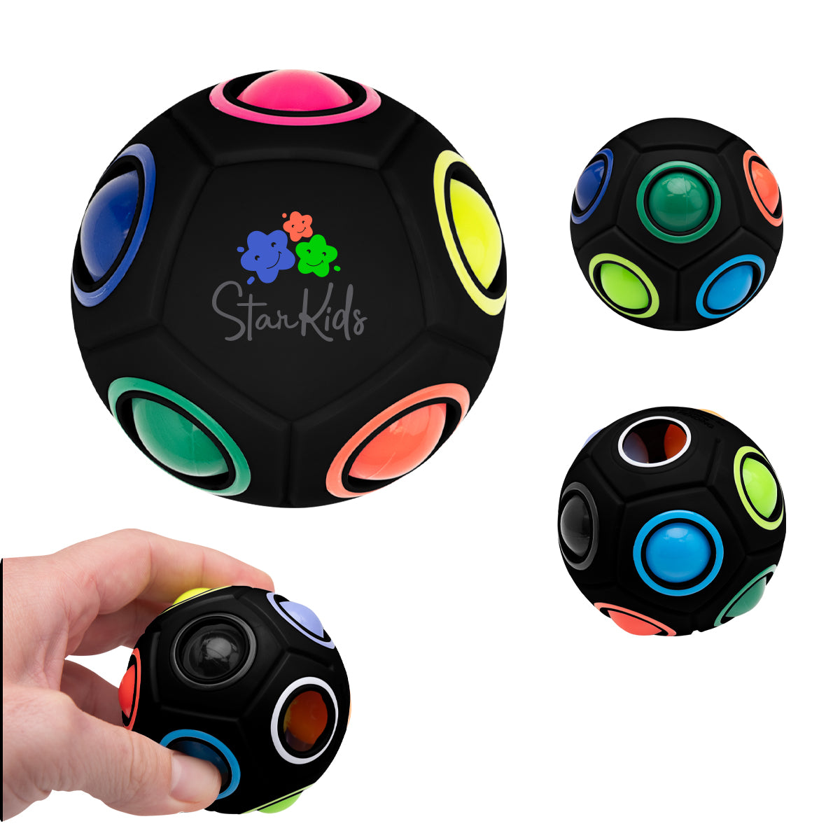 Ball Game, Stress Pop - Black - Full Color