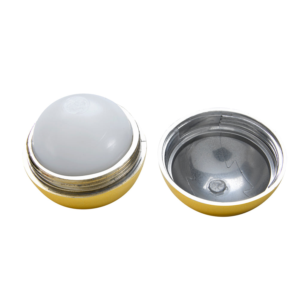 Ball of Lip Moisturizer, Metallic - Gold - Open