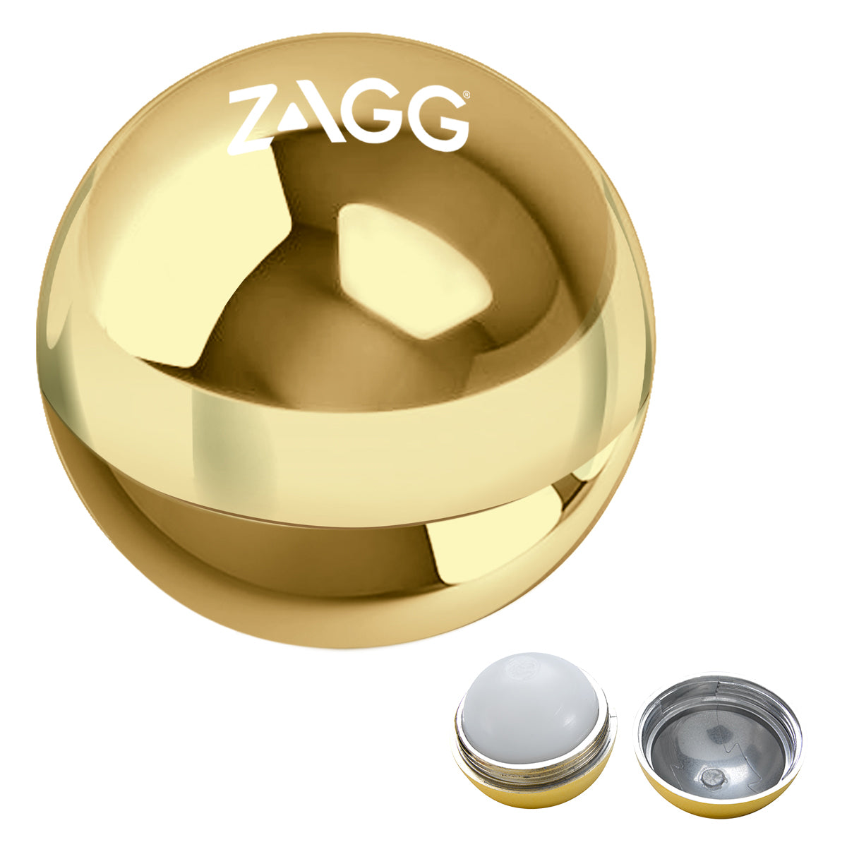 Ball of Lip Moisturizer, Metallic - Gold - Silk Screen
