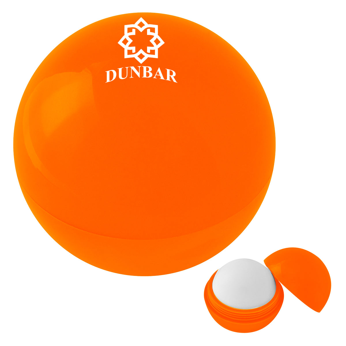 Ball of Lip Moisturizer - Orange - Pad Print
