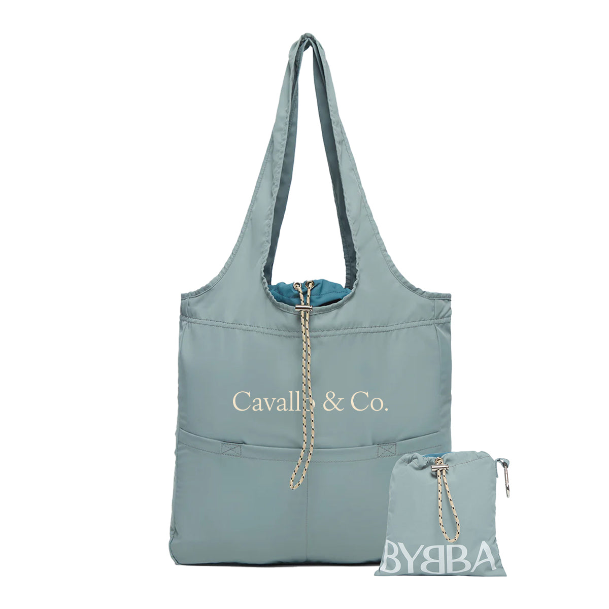 Balos Tote Bag by BYBBA - Misty Blue - Silk Screen