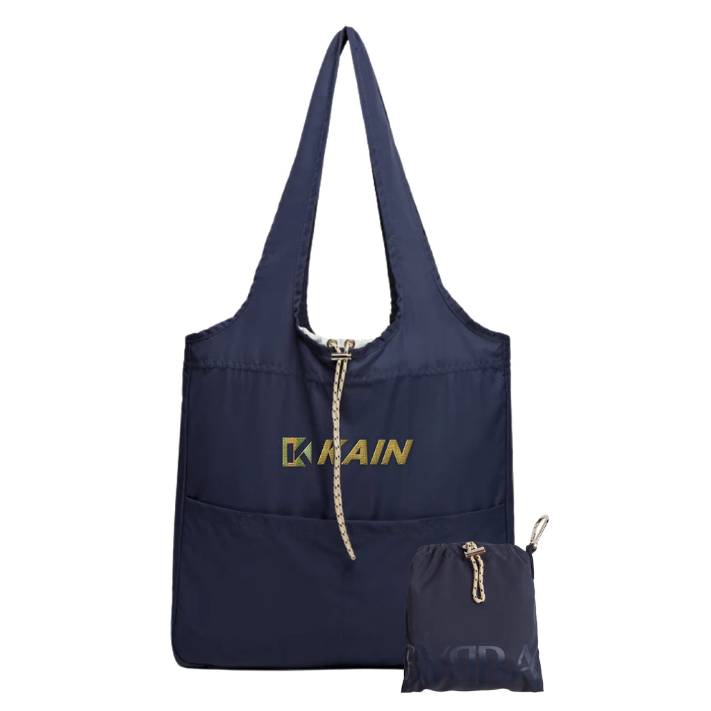 Balos Tote Bag by BYBBA - Navy with Cream - Embroidery