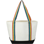 Baltic Heavyweight Canvas Tote, 18 oz Transfer - Rainbow - Back 2