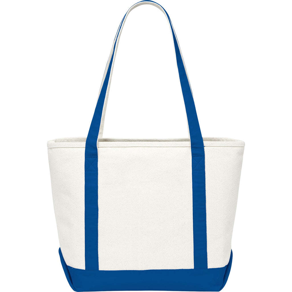 Baltic Heavyweight Canvas Tote, 18 oz Transfer - Royal - Back