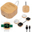 Bamboo Charger for Wireless Earbuds and Watches - Bamboo Wireless Earbuds & Watch Charger
