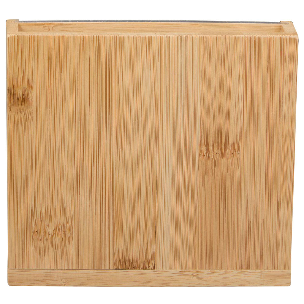 Bamboo Desk Organizer with Photo Frame - Natural - Back