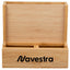 Bamboo Desk Organizer with Photo Frame - Natural - Front