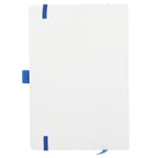 Bamboo Fiber Fabric Notebook, 5.5 x 8.5 Inches Full Color - Blue - Back