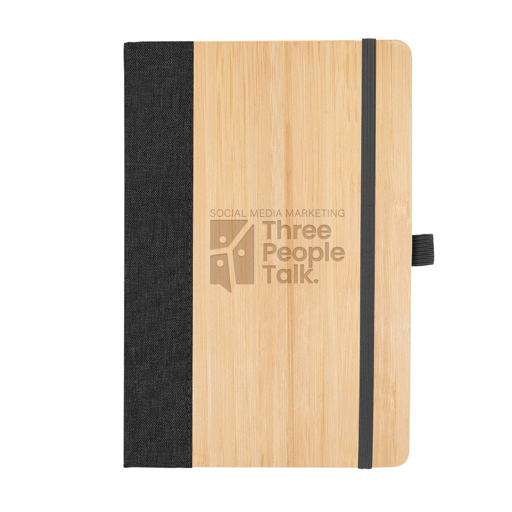 Bamboo Journal in Recycled PET - Laser Engraving