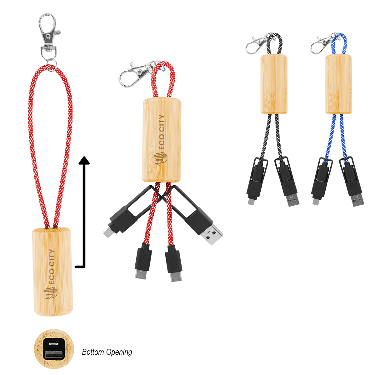 Bamboo Slider Multi-Charging Cable