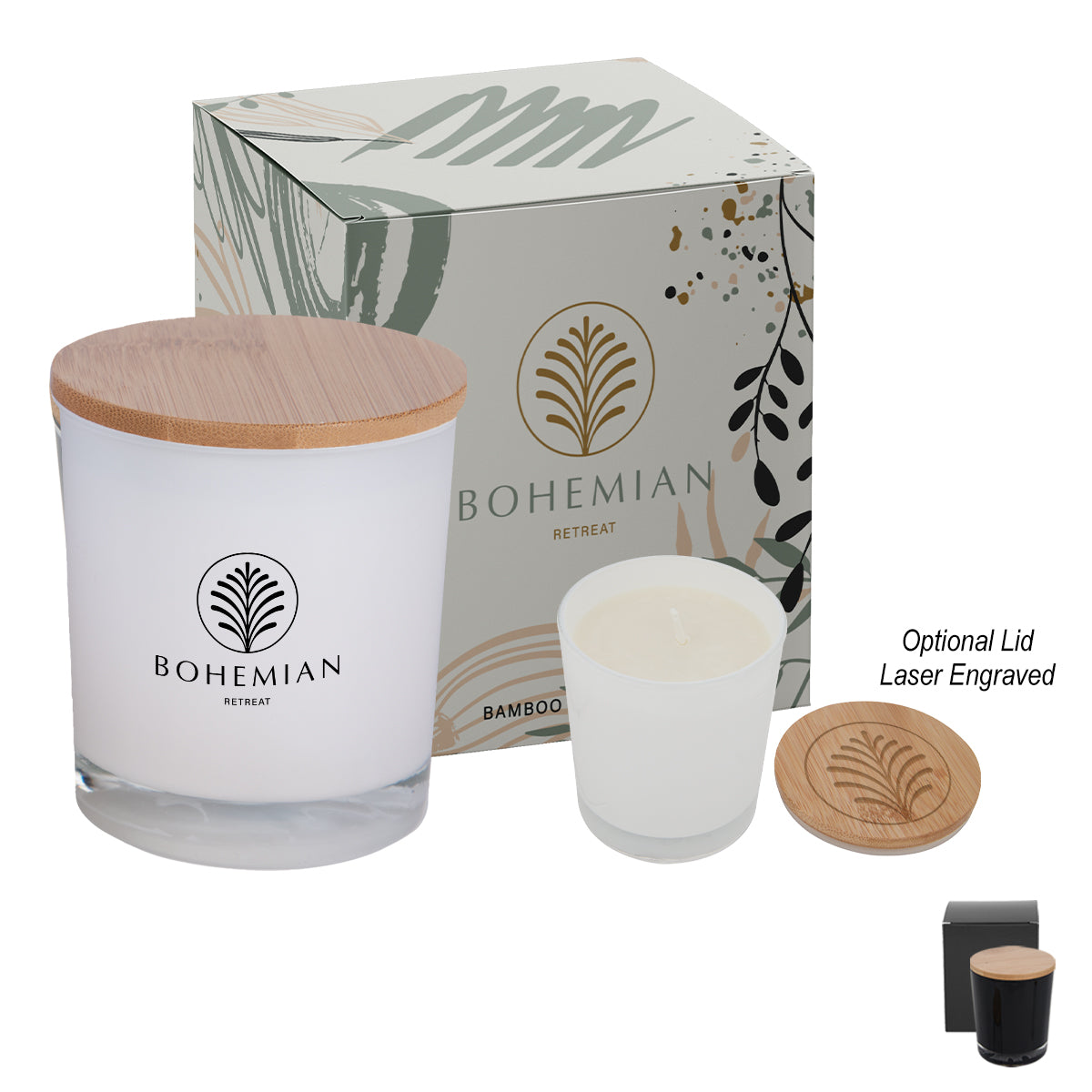 Bamboo Soy Candle with Matching Box