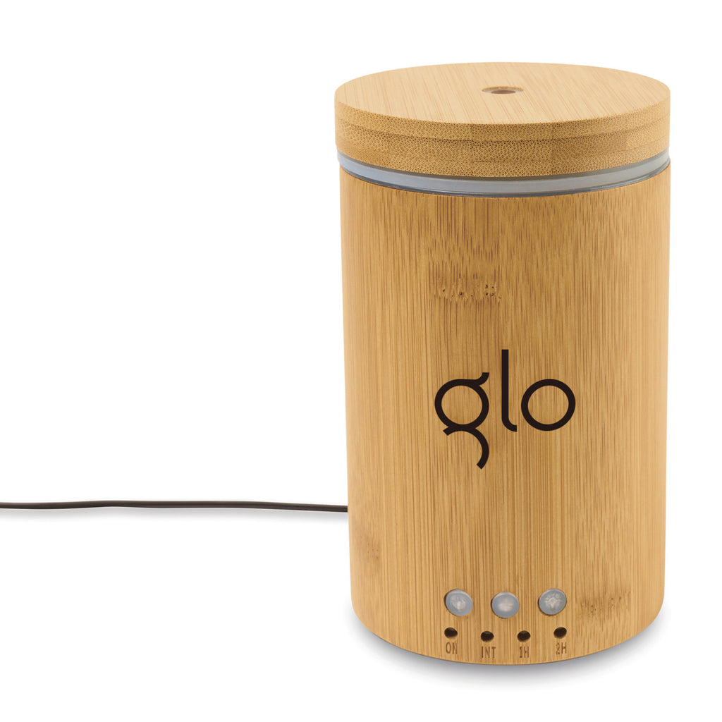 Bamboo Ultrasonic Oil Diffuser with Timer - Bamboo - View 2