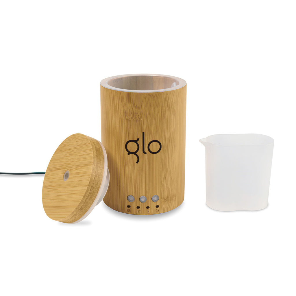 Bamboo Ultrasonic Oil Diffuser with Timer - Bamboo - View 3
