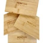 Bamboo Wine Accessory Gift Set, 4 Pieces Laser Engraving - Natural - Front 2