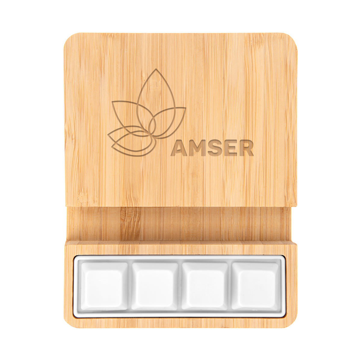 Bamboo Wireless Charger, Phone Stand and Fidget - Laser Engraving