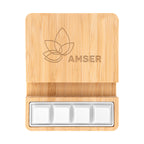 Bamboo Wireless Charger, Phone Stand and Fidget - Laser Engraving
