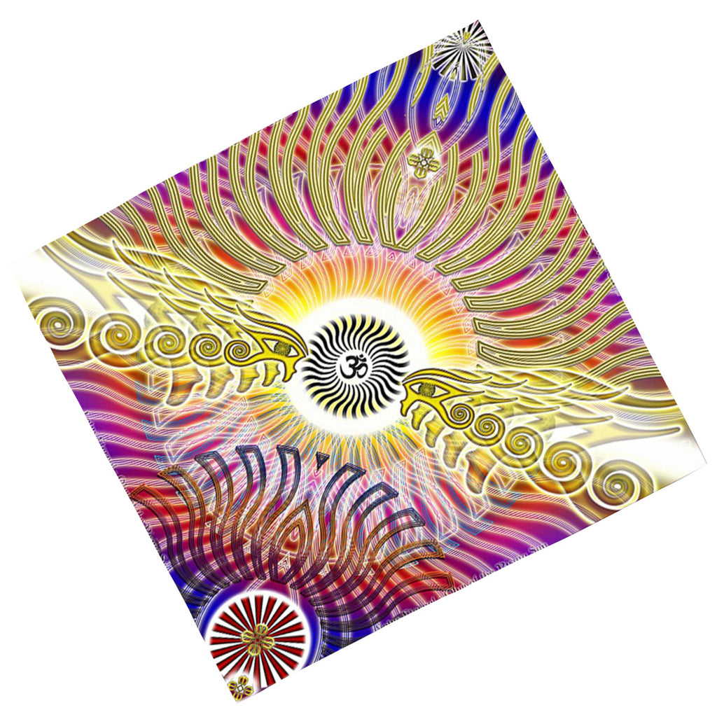 Bandana in Full Color, 22 x 22 Inches - White - 4CP