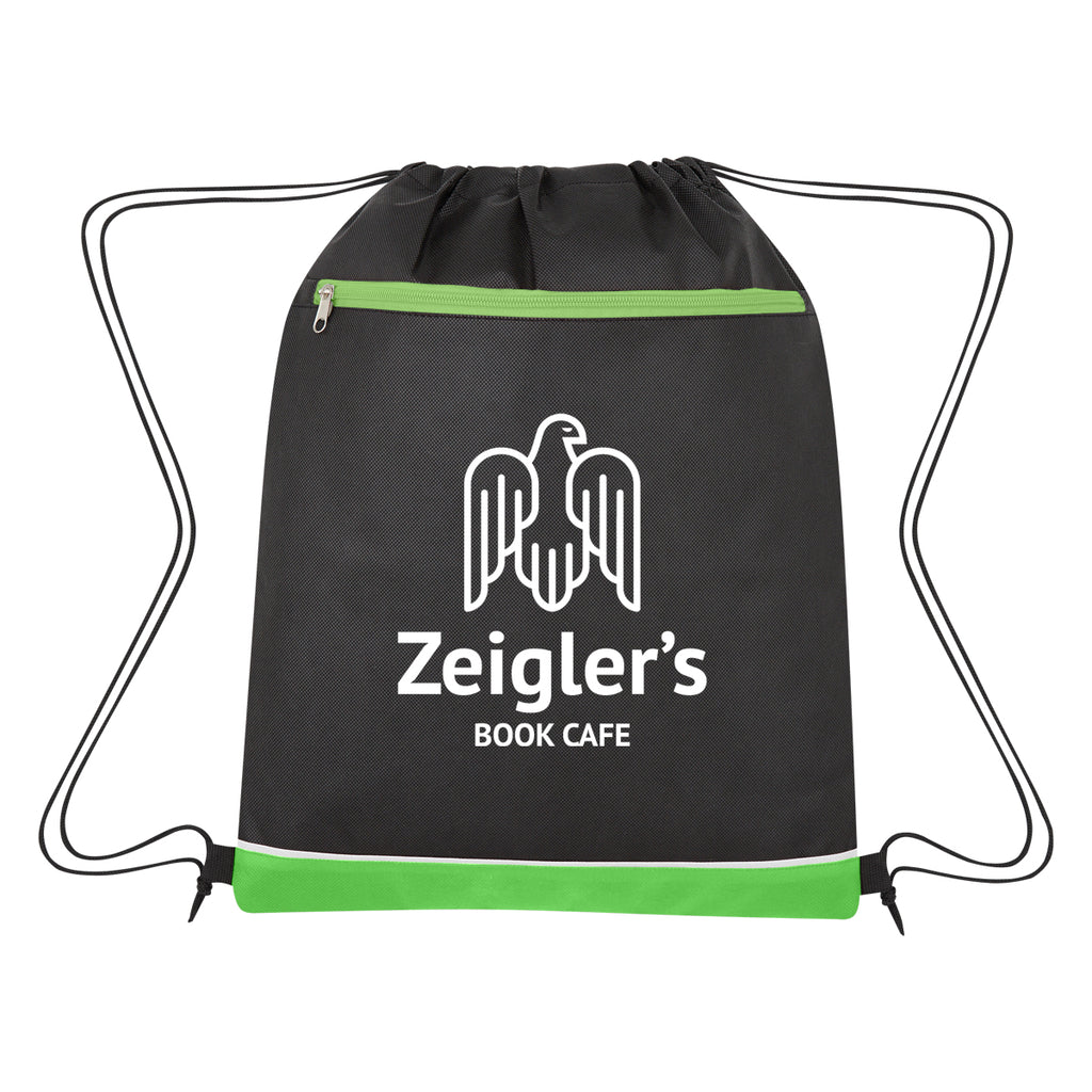 Bandura Drawstring Bag, Non-Woven and Recycled - Silk Screen