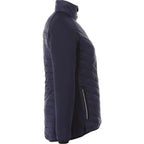 Banff Hybrid Quilted Puffer Jacket for Women Embroidery - Vintage Navy/Vintage Navy - Right Side