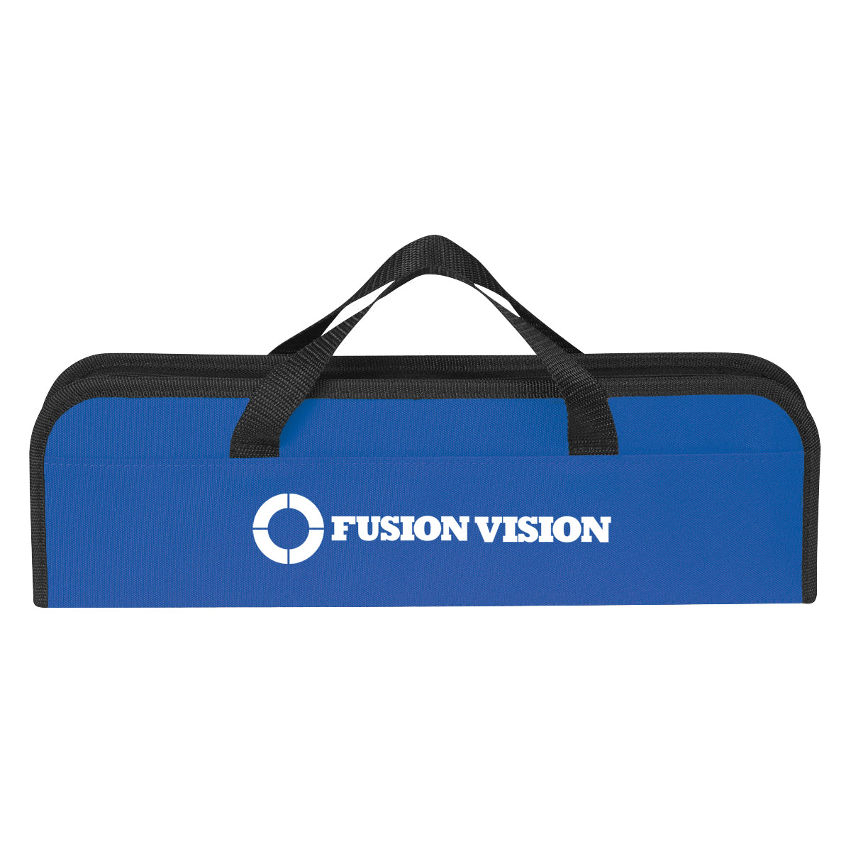 Barbecue Set in a Case, Three Piece - Blue - Silk Screen