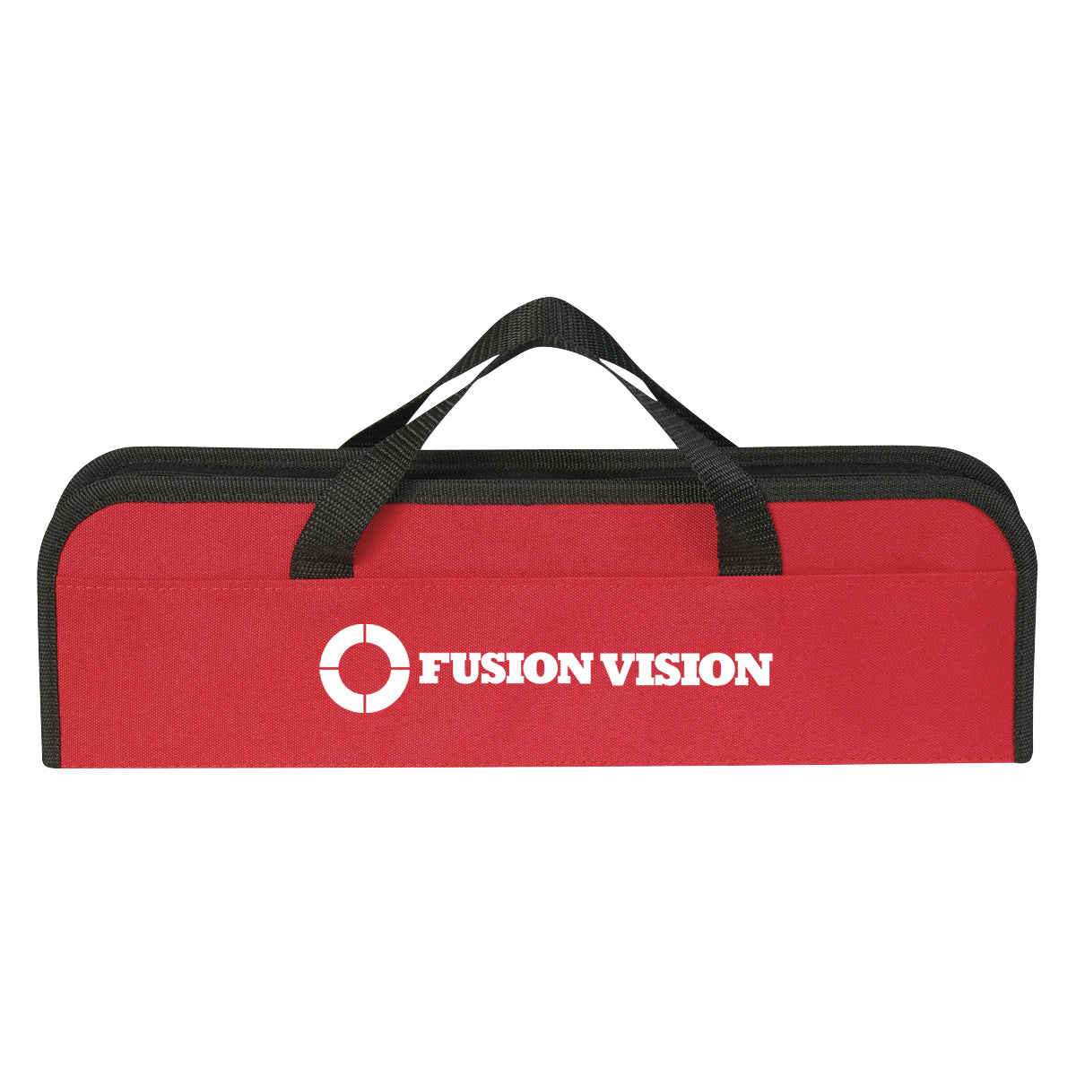 Barbecue Set in a Case, Three Piece - Red - Silk Screen