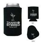 Bargain Jr Kan-Tastic Can Cooler, 12 oz - Black - Silk Screen