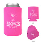 Bargain Jr Kan-Tastic Can Cooler, 12 oz - Neon Pink - Silk Screen
