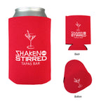 Bargain Jr Kan-Tastic Can Cooler, 12 oz - Red - Silk Screen