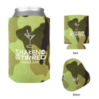 Bargain Jr Kan-Tastic Can Cooler, 12 oz - Tan Camo - Silk Screen