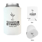 Bargain Jr Kan-Tastic Can Cooler, 12 oz - White - Silk Screen