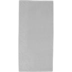Basic Weight Cotton Beach Towel in Colors, 30 x 60 Inches - Gray - Front