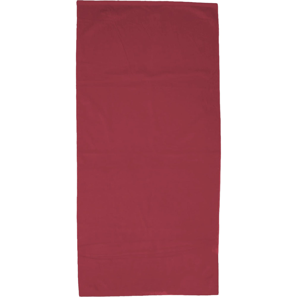 Basic Weight Cotton Beach Towel in Colors, 30 x 60 Inches - Maroon - Front