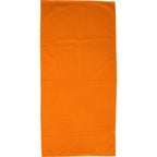 Basic Weight Cotton Beach Towel in Colors, 30 x 60 Inches - Orange - Front