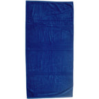 Basic Weight Cotton Beach Towel in Colors, 30 x 60 Inches - Royal - Front