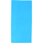 Basic Weight Cotton Beach Towel in Colors, 30 x 60 Inches - Turquoise - Front