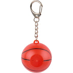 Basketball Lip Balm Keychain with SPF 15 - Orange - Back