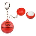 Basketball Lip Balm Keychain with SPF 15 - Orange - Default