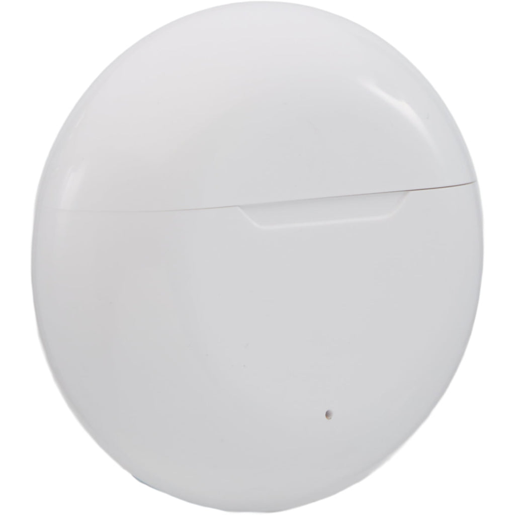 Bawl Pro Wireless Earbuds with Charging Case Full Color - White - Right Angle