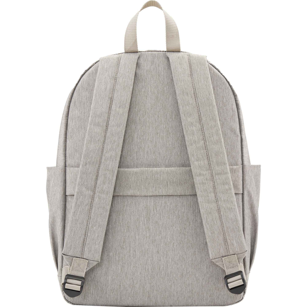 Baye Recycled Laptop Backpack, 15 Inch Embroidery - Gray - Back