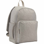 Baye Recycled Laptop Backpack, 15 Inch Embroidery - Gray - Right Angle 2