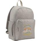 Baye Recycled Laptop Backpack, 15 Inch Embroidery - Gray - Right Angle