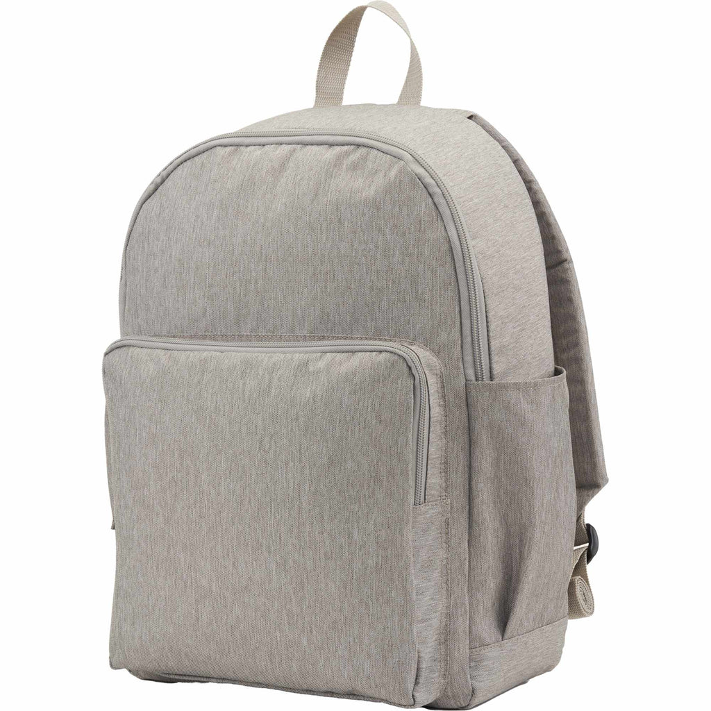 Baye Recycled Laptop Backpack, 15 Inch Transfer - Gray - Left Angle 2