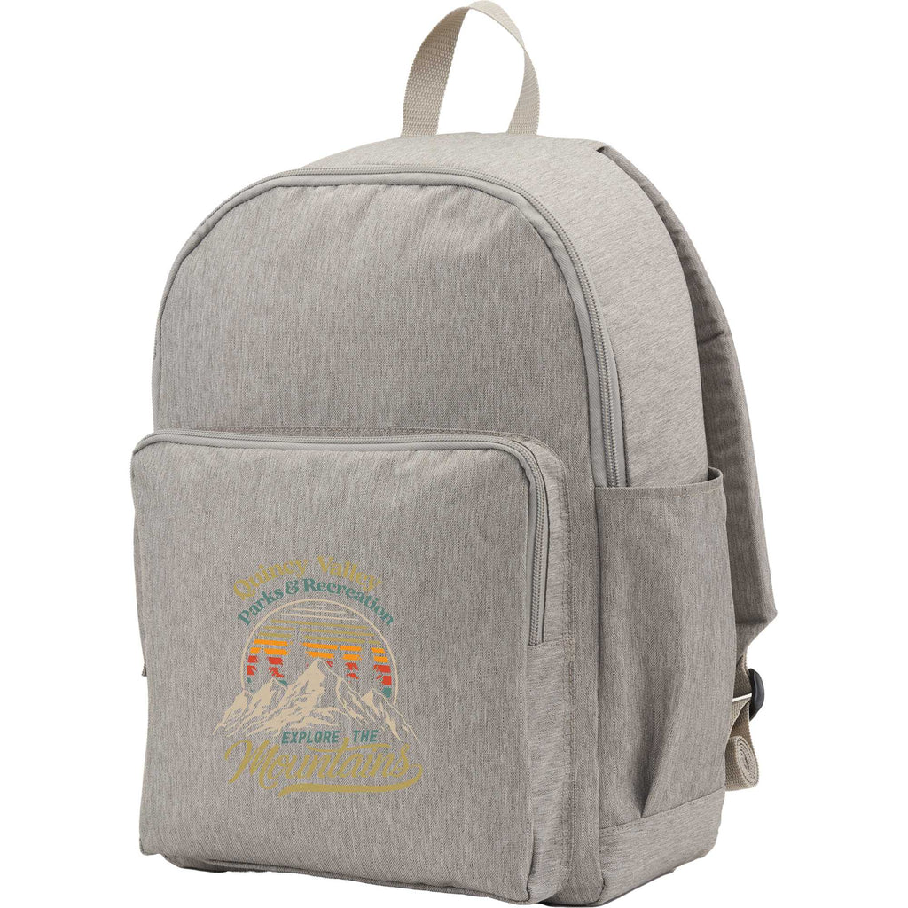 Baye Recycled Laptop Backpack, 15 Inch Transfer - Gray - Left Angle