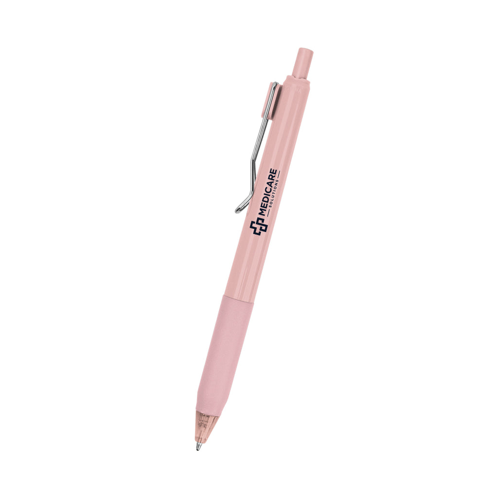 Baylee Pen in Recycled ABS - Rose - Silk Screen