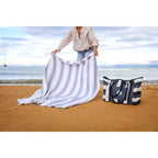 Bayside Boat Bag and Oversized Resort Towel Set Transfer - Bayside Stripe - View 6