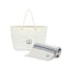Bayside Boat Bag and Oversized Resort Towel Set Transfer - Natural - View 1