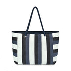 Bayside Recycled Cotton Boat Bag with Rope Handles Transfer - Bayside Stripe - View 3